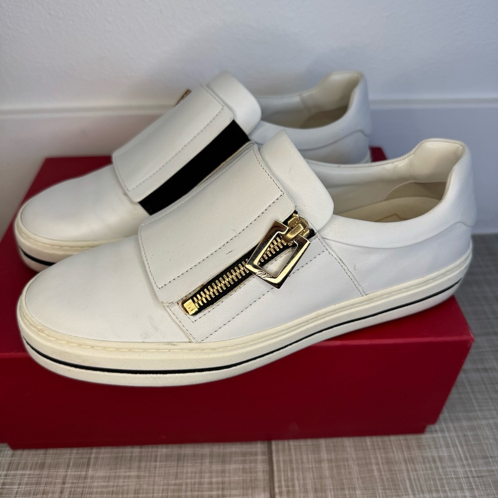Roger Vivier Sneaker white leather Size 6 (36.5) almost new